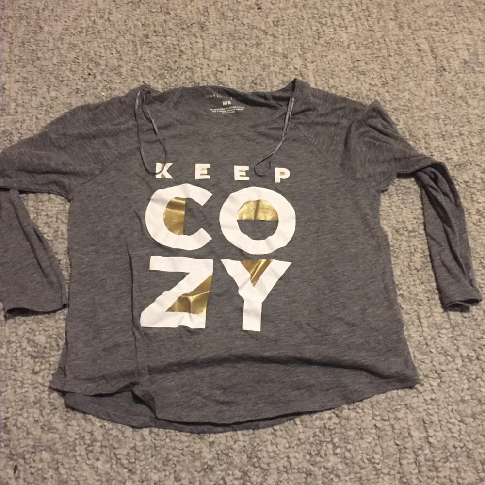 “Keep Cozy” sleep shirt